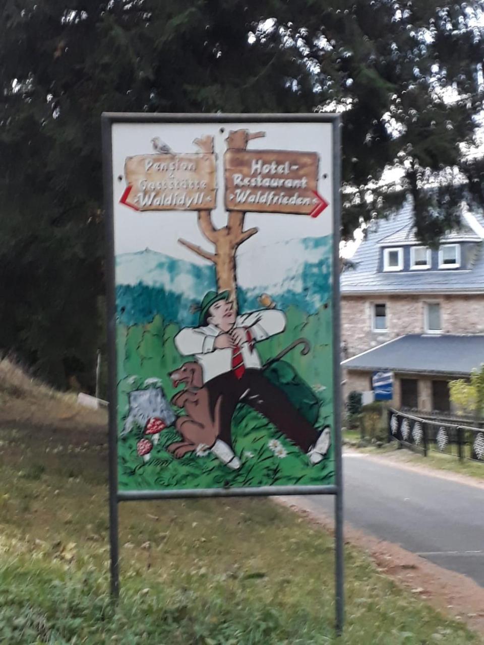 Pension Waldidyll Stützerbach Esterno foto